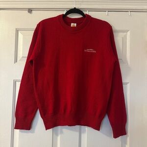Interlochen Center for the Arts Academy Camp Red Pullover Knit Sweater Size S